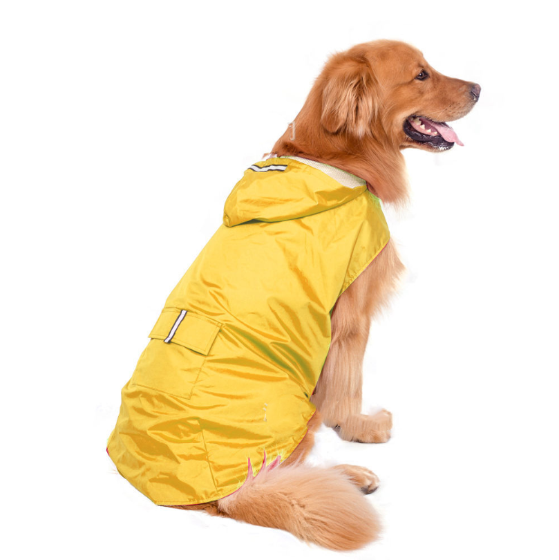 Waterproof & Reflective, Hooded Dog Coat