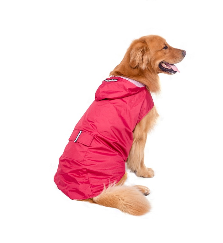 Waterproof & Reflective, Hooded Dog Coat