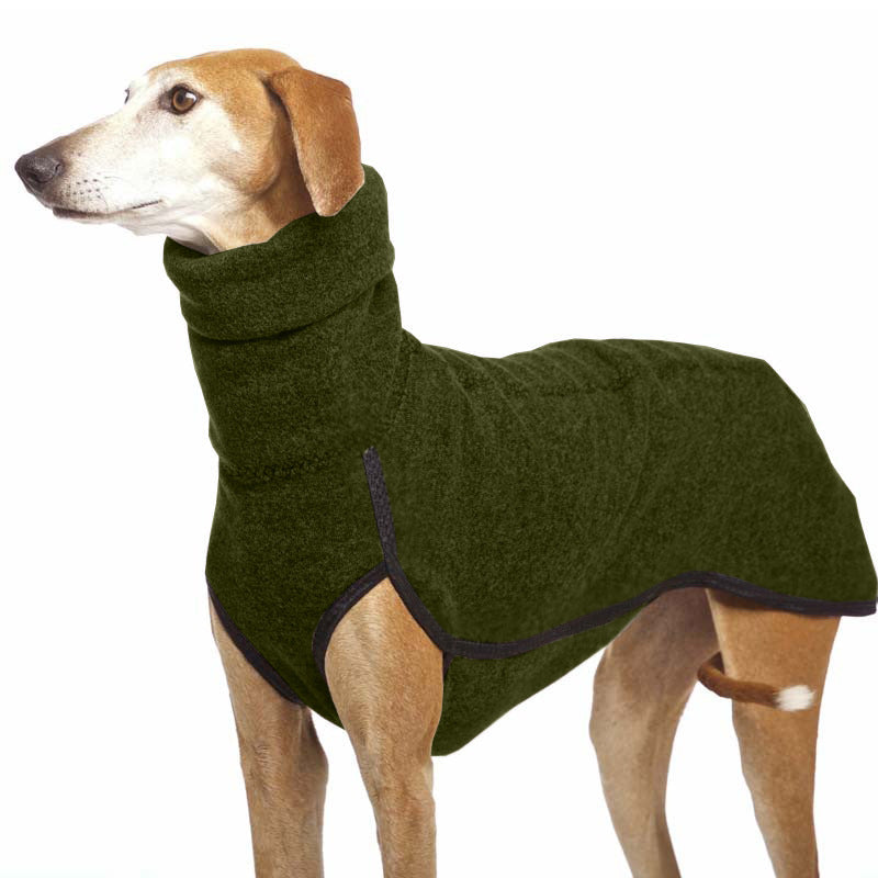 Warm, High Collar Dog Coat