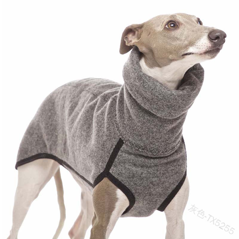 Warm, High Collar Dog Coat